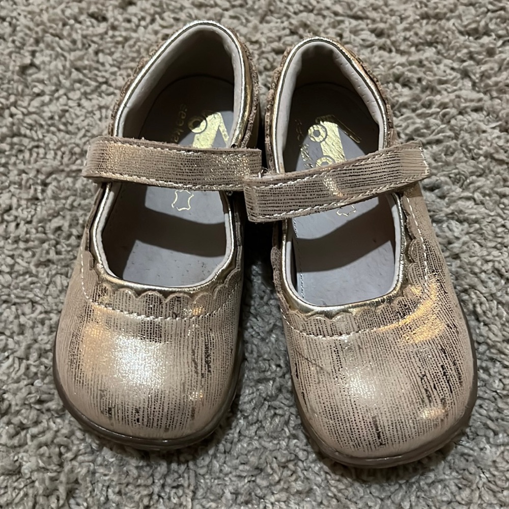 See Kai Run gold shoes kids size 9